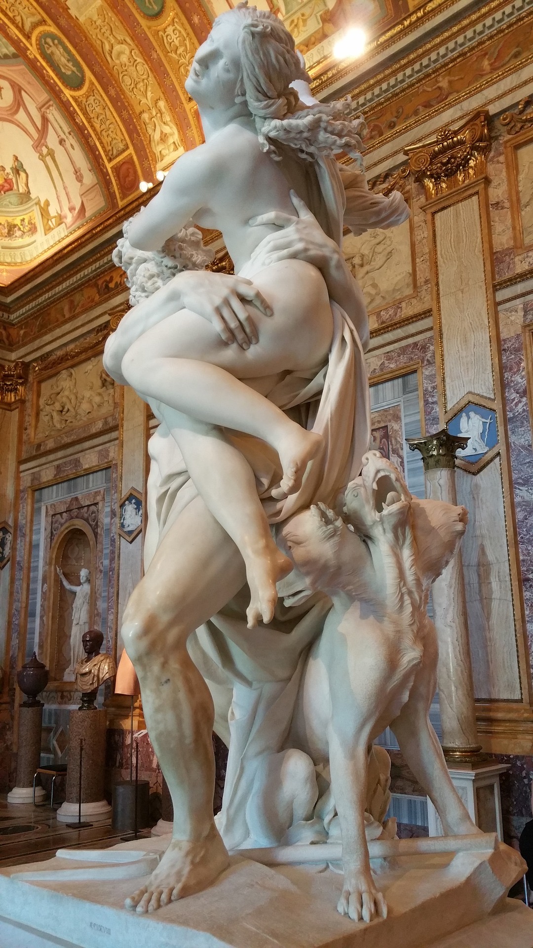 Visita guidata di Villa Borghese Il ratto di Proserpina di Bernini, Galleria Borghese, photo Pixabay