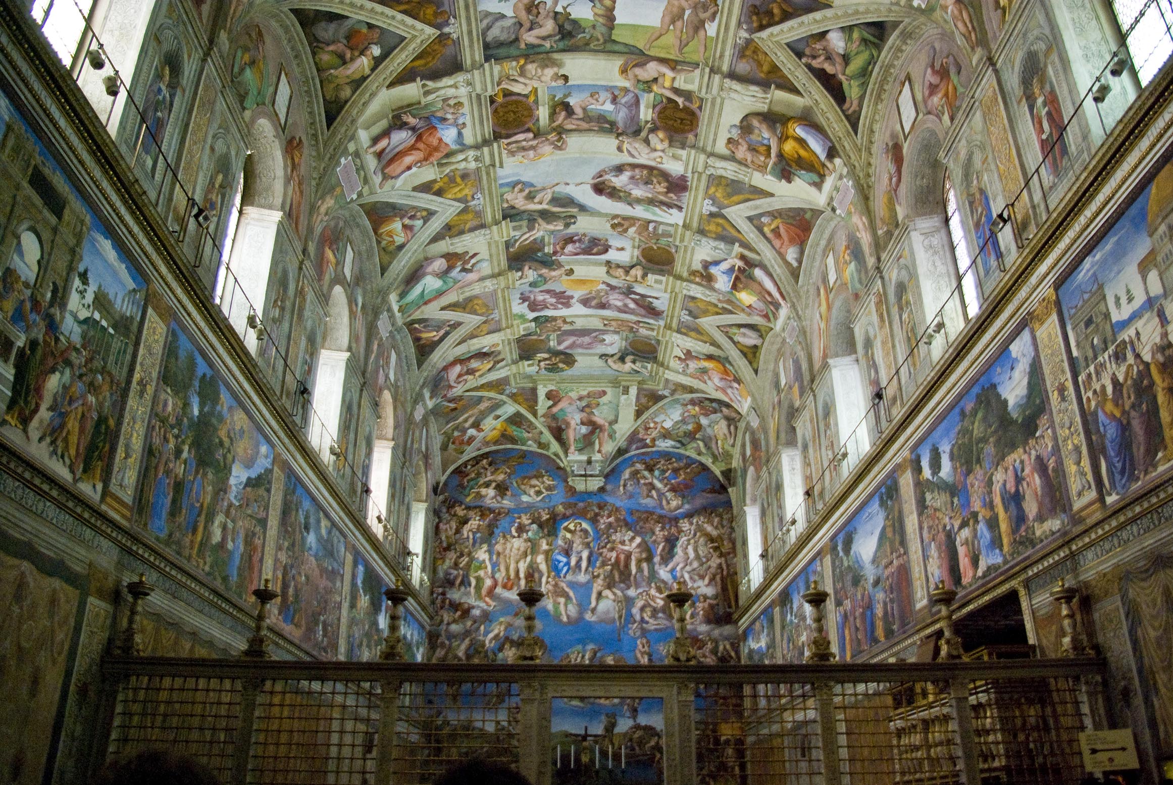 Visite de la Chapelle Sixtine, Cappella Sistina Sixtine Chapel photo by Antoine Taveneaux Wikimedia Commons